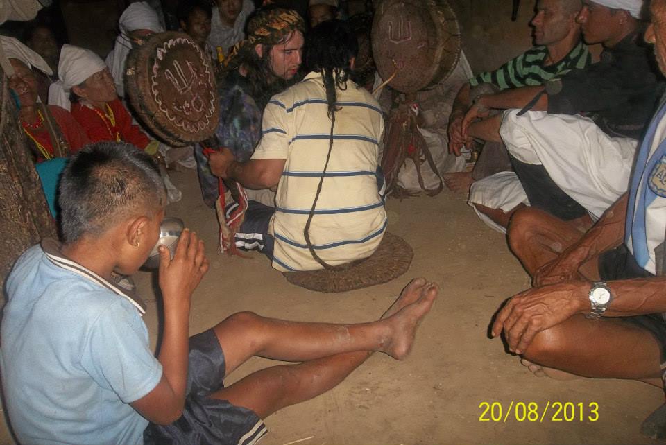 Shiva Mond Zeremonie mit den Okhaldunga Schamanen